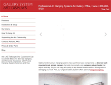 Tablet Screenshot of gallerysystem.com